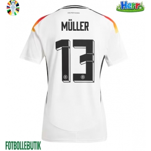 Tyskland Thomas Muller #13 Hemmatröja EM 2024 Kortärmad